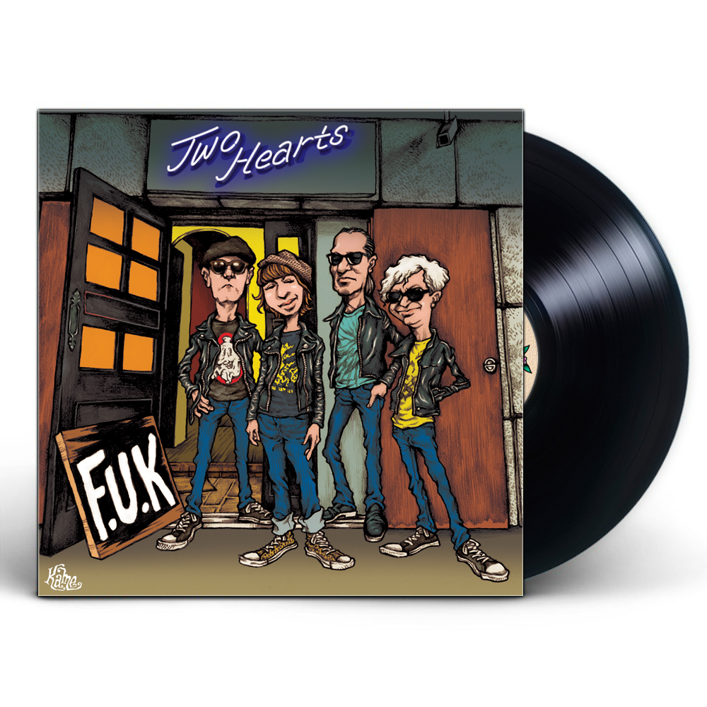 Two Hearts- F.U.K LP ~BLACK WAX / EX TITTY TWISTER!