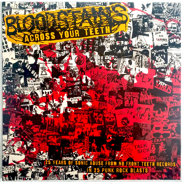 V/A- Bloodstains Across Your Teeth LP ~GAGGERS / STITCHES / CUTE LEPERS / RIFFS!