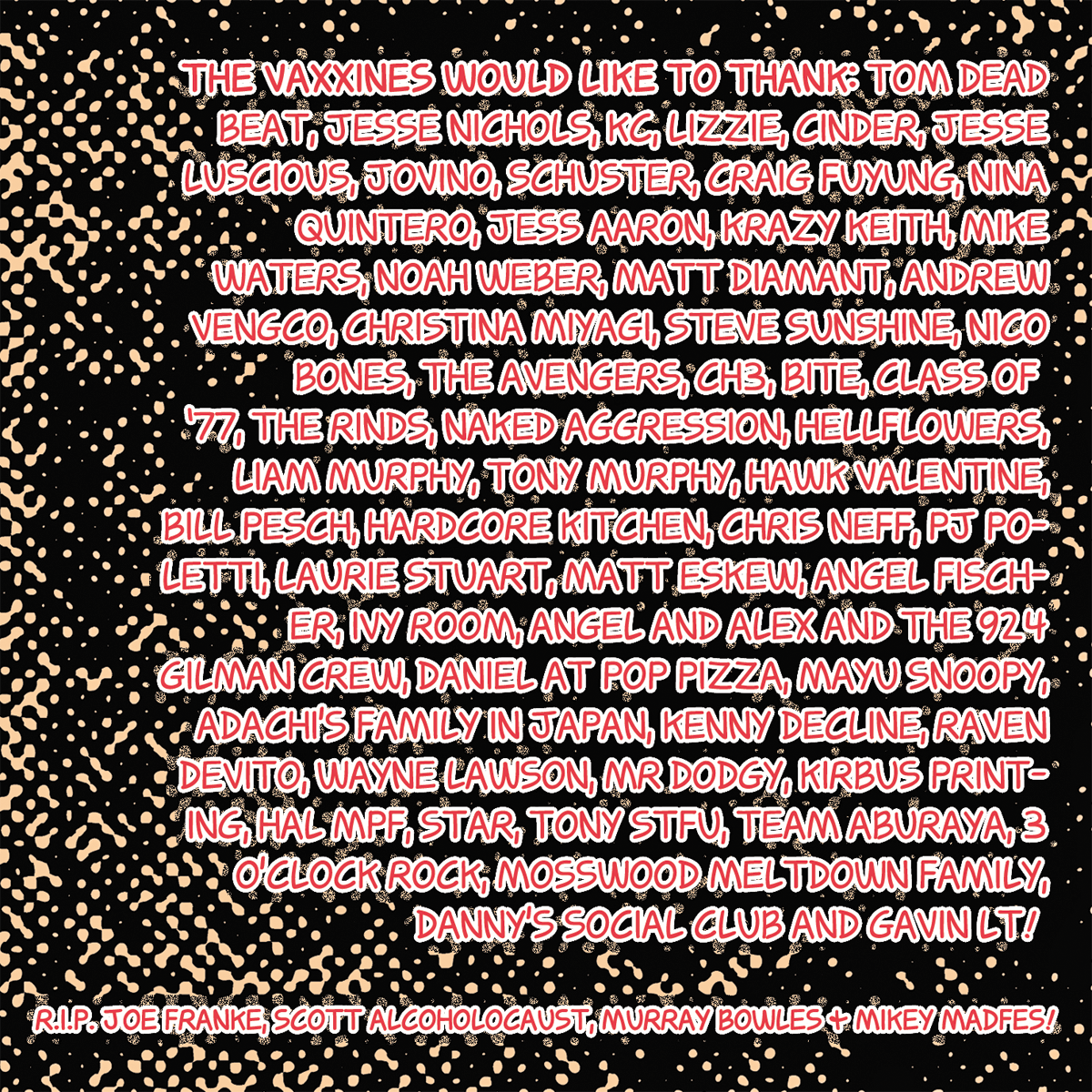 The Vaxxines- S/T CD ~WITH BONUS TRACK / EX STRYCHNINE + ECONOCHRIST!