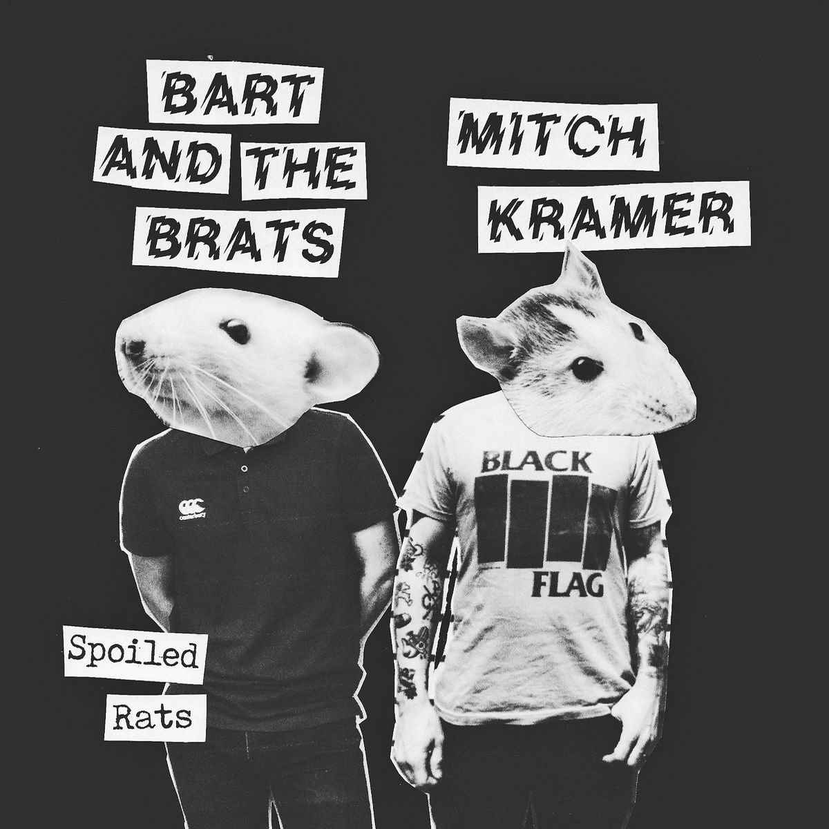 Bart And The Brats / Mitch Kramer- Spoiled Rats Split 7" ~THE ZEROS!