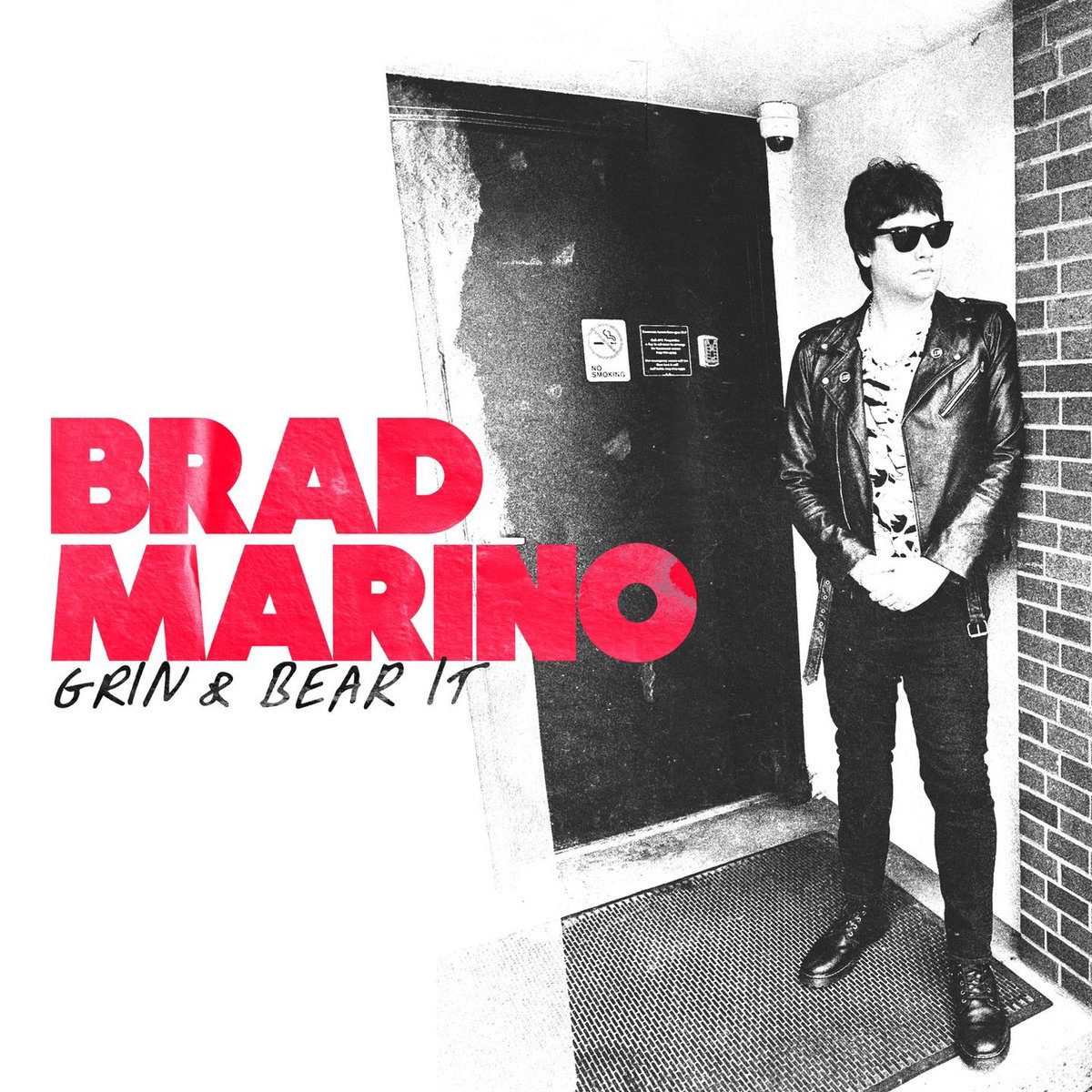 Brad Marino- Grin & Bear It LP ~WITH JOE KING OF THE QUEERS / RARE WHITE WAX!