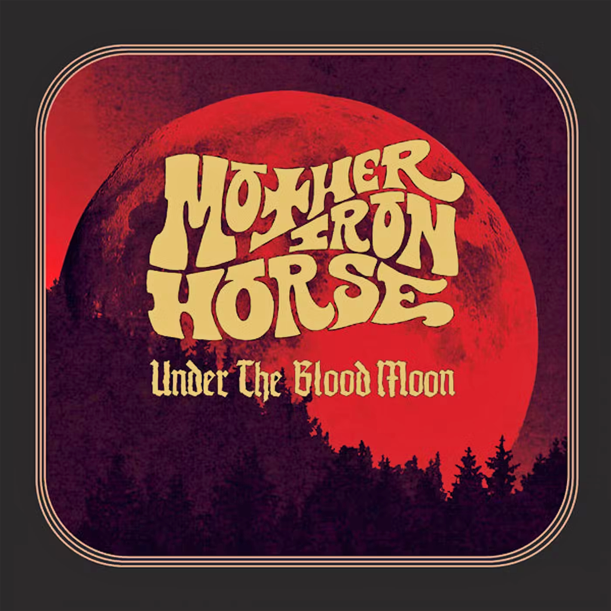 Mother Iron Horse - Under The Black Moon LP ~GATEFOLD COVER / ON CLEAR WITH GREEN + RED SPLATTER WAX