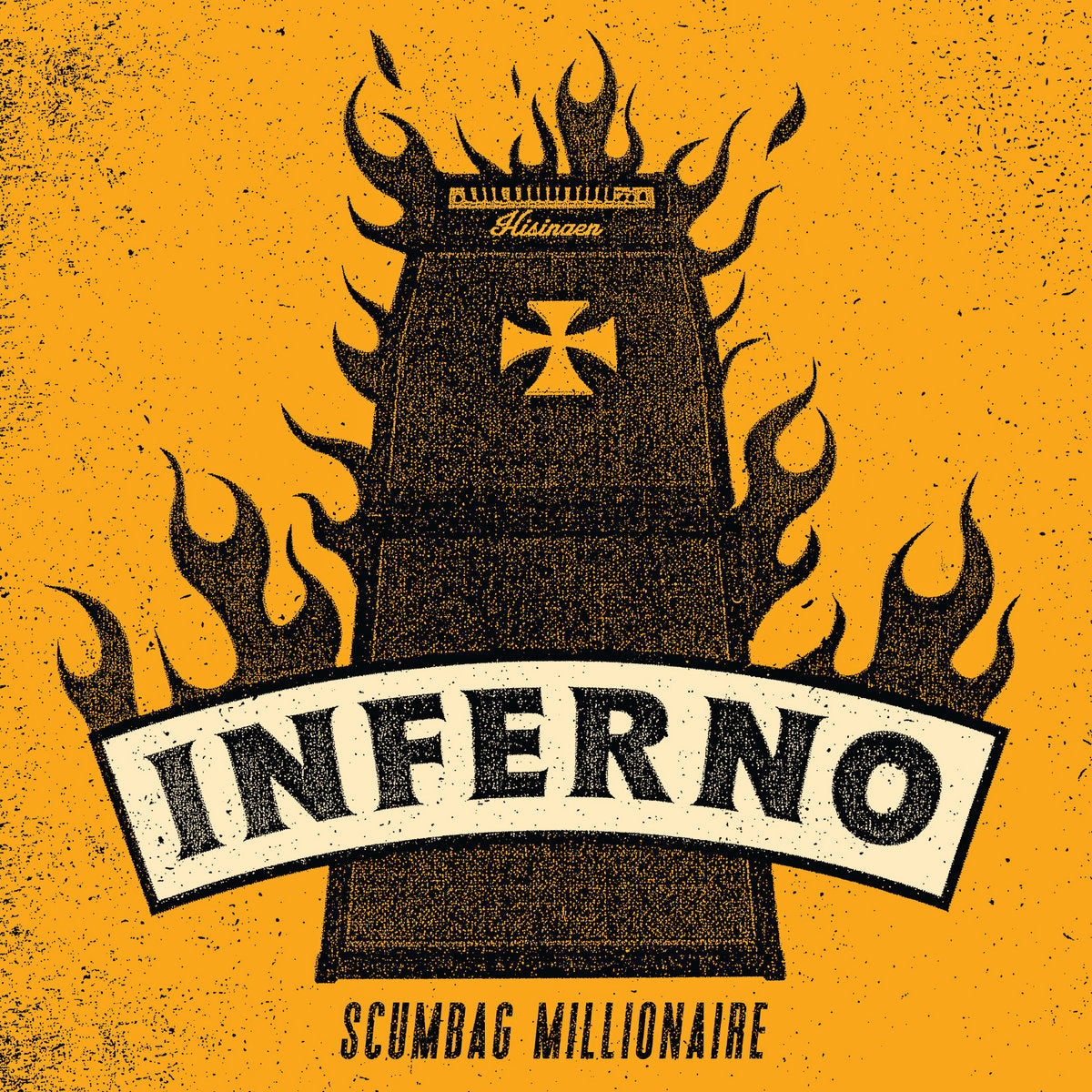 Scumbag Millionaire- Inferno 7" ~RARE WHITE WAX / HELLACOPTERS!