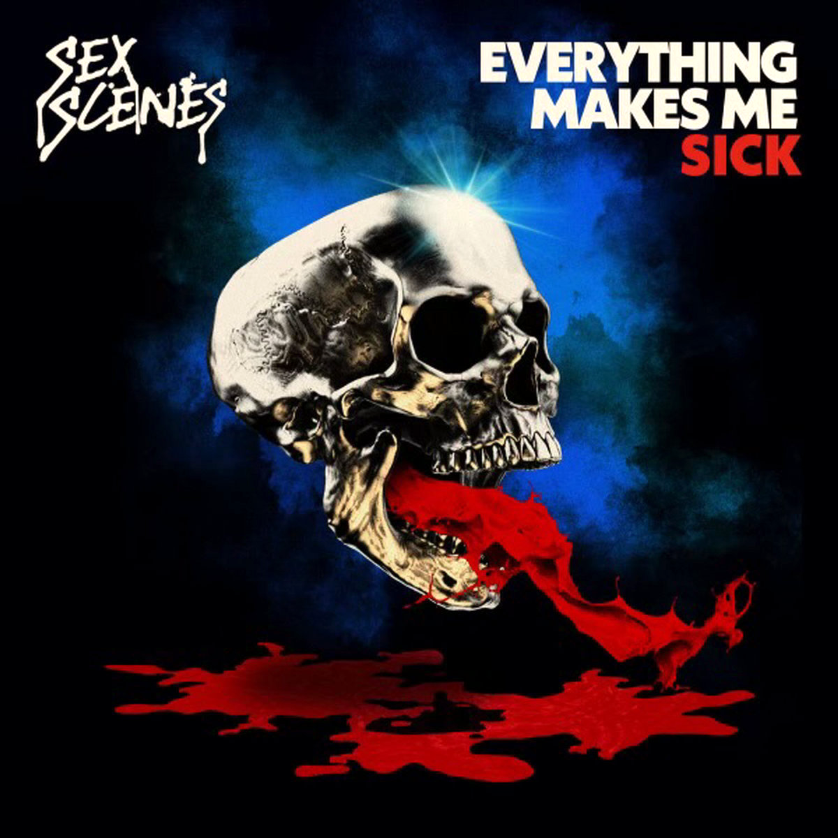 Sex Scenes- Everything Makes Me Sick LP ~RARE BLOOD RED + BLACK SPLATTER WAX!