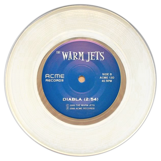 Warm Jets- S/T 7" ~W/ CJ RAMONE + RARE CLEAR WAX!