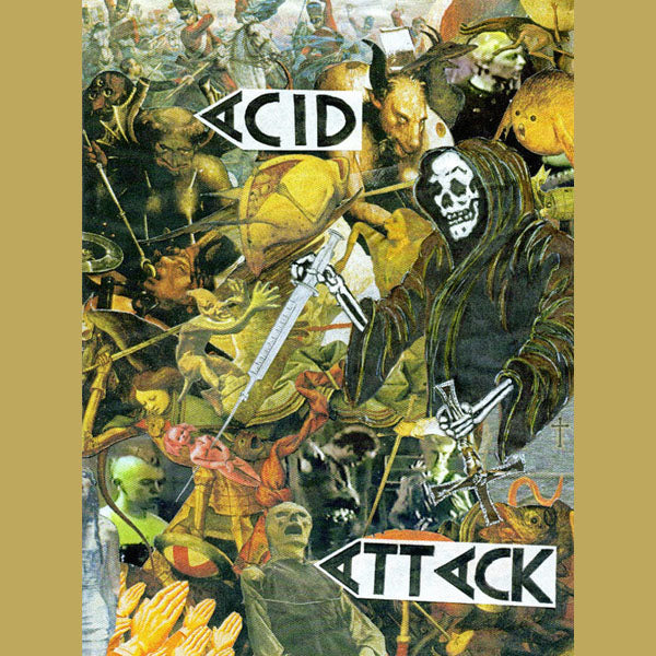 Acid Attack-  Suburbia's Dream CD ~REISSUE W/ BIG BOOKLET / STICKER / PIN!