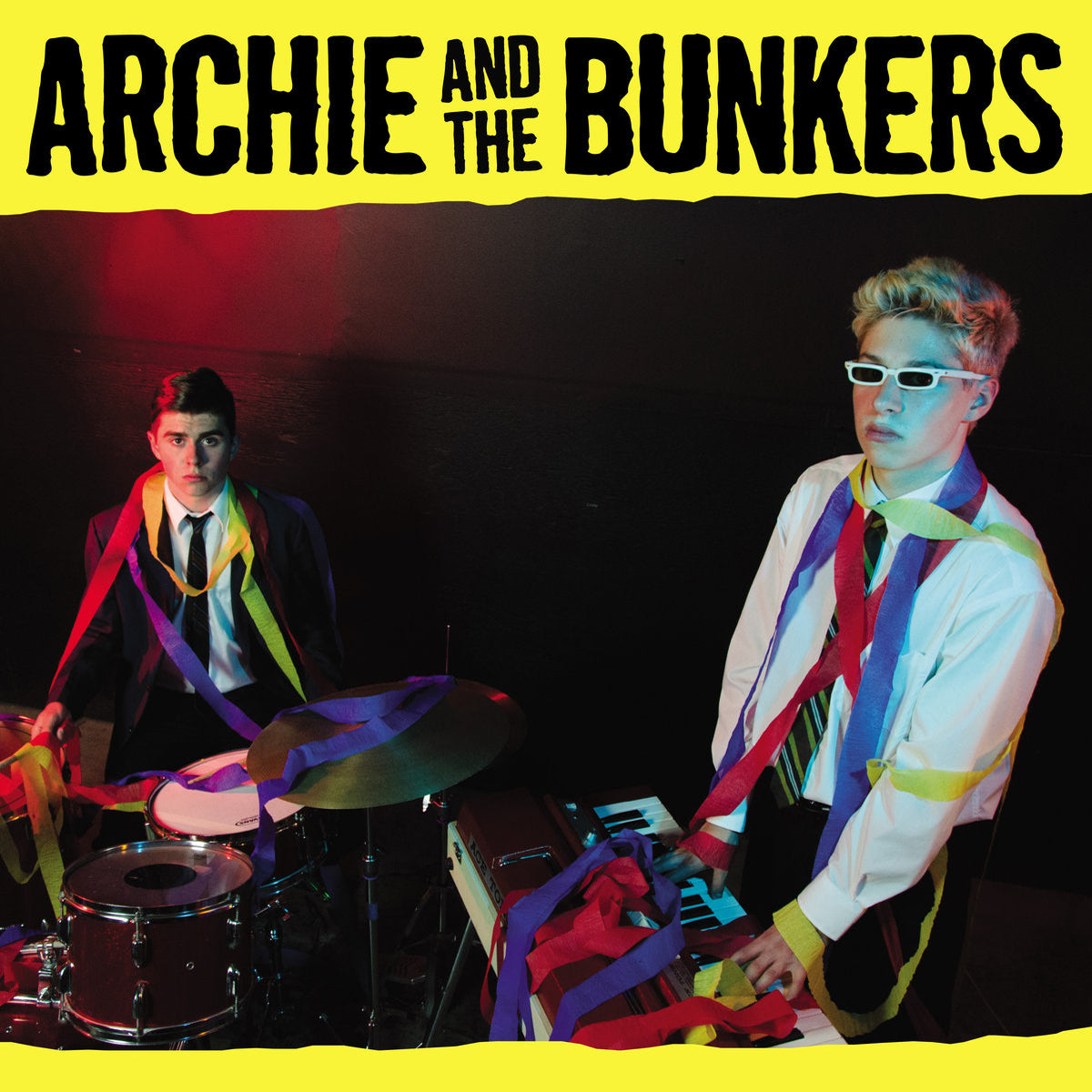 Archie And The Bunkers- S/T LP ~SCREAMERS / RARE RED WAX LTD TO 100!
