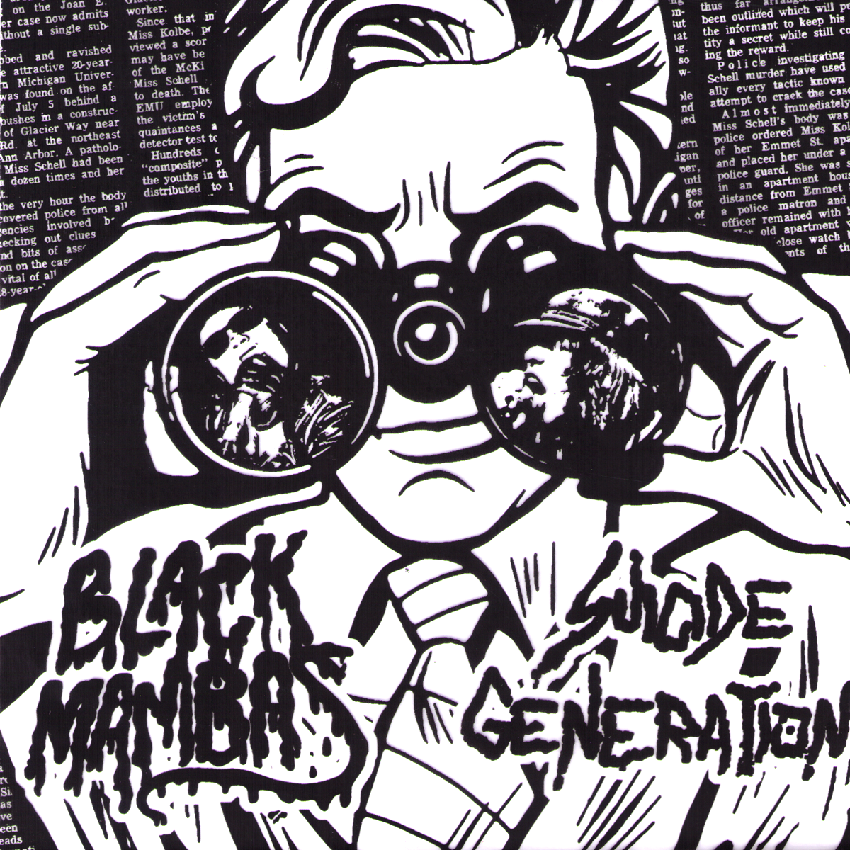 Black Mambas/Suicide Generation- Split 7” ~TRANSLUCENT ACETATE CVR LTD 50!