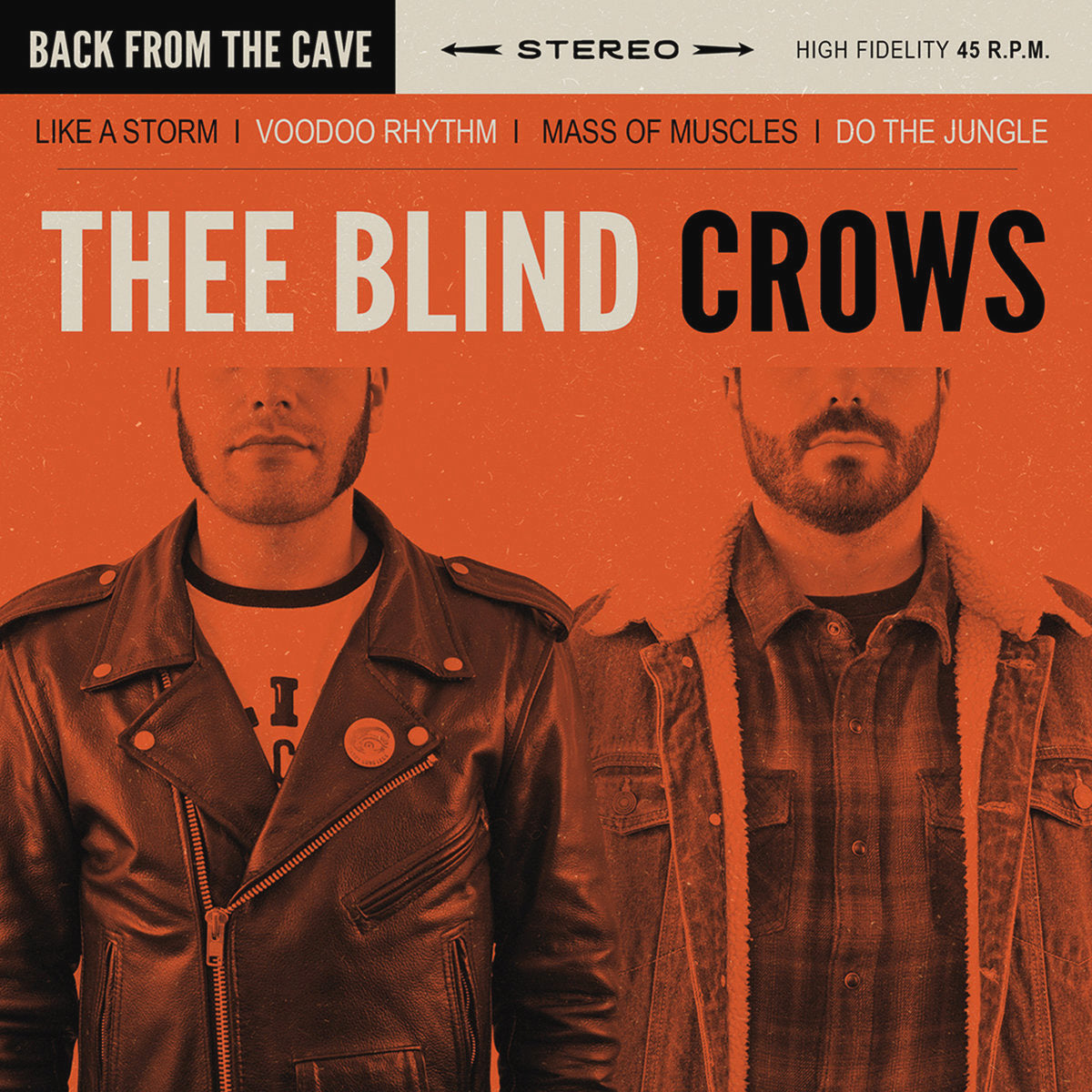 Blind Crows- Back From The Cave 7” ~GHOST HIGHWAY RECORDINGS!