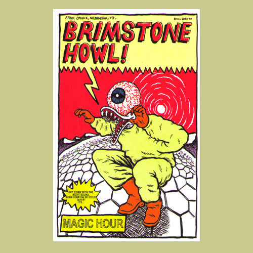 Brimstone Howl- Magic Hour CS TAPE ~100 PRESSED! - Rainy Road - Dead Beat Records