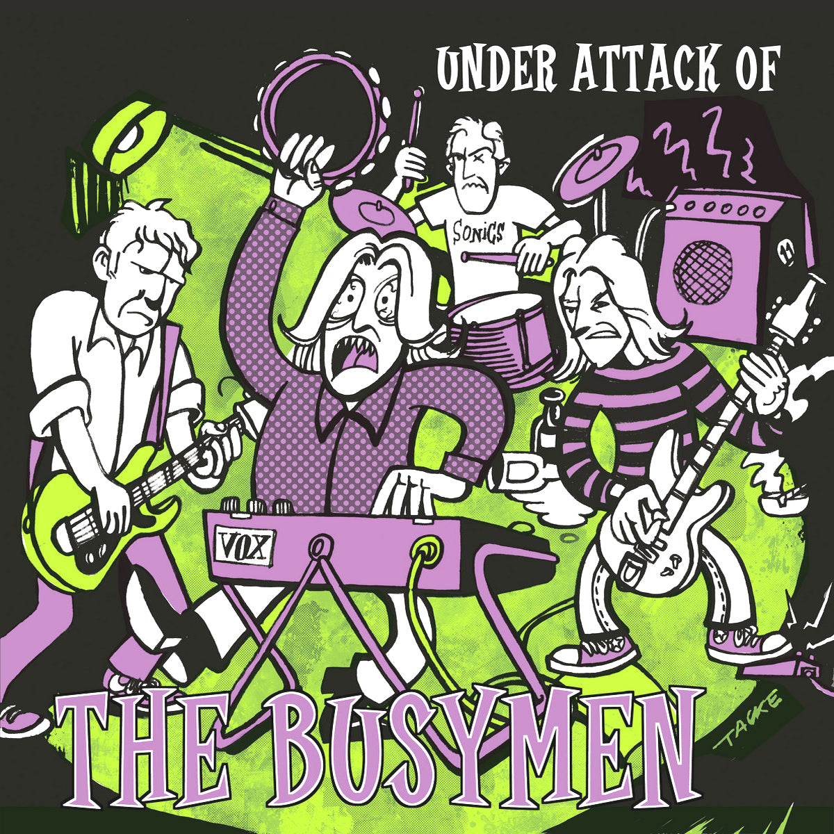 The Busymen- Under Attack Of 10" ~SWASHBUCKLING HOBO!