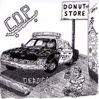 C.O.P.- Deadicated Cop 7" - FLAT BLACK - Dead Beat Records