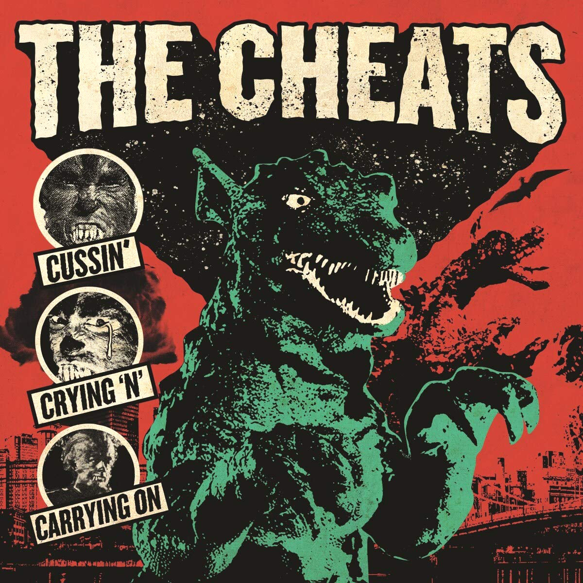 The Cheats- Cussin, Crying "N" Carrying On LP ~DEAD BOYS!