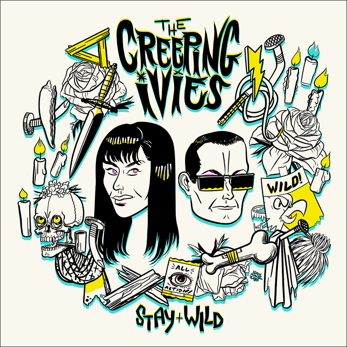 Creeping Ivies- Stay Wild LP ~RARE GREEN WAX LTD TO 100!