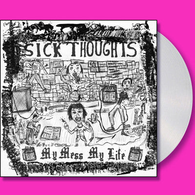 SICK THOUGHTS- My Mess My Life LP ~ COLLECTORS PACK LTD TO 100! - Dead Beat - Dead Beat Records - 3