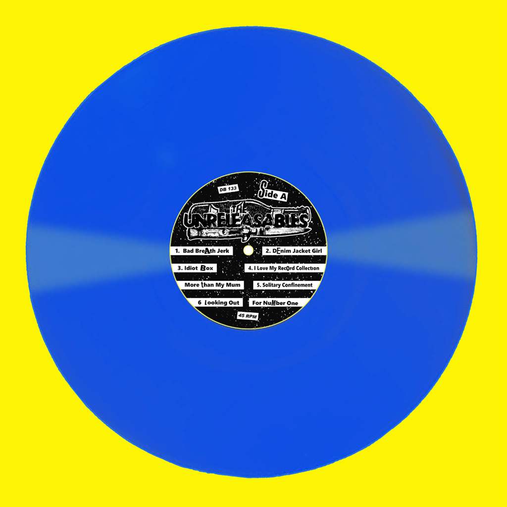 Unreleasables- Solitary Confinement LP ~RARE BLUE VINYL LTD TO 100!