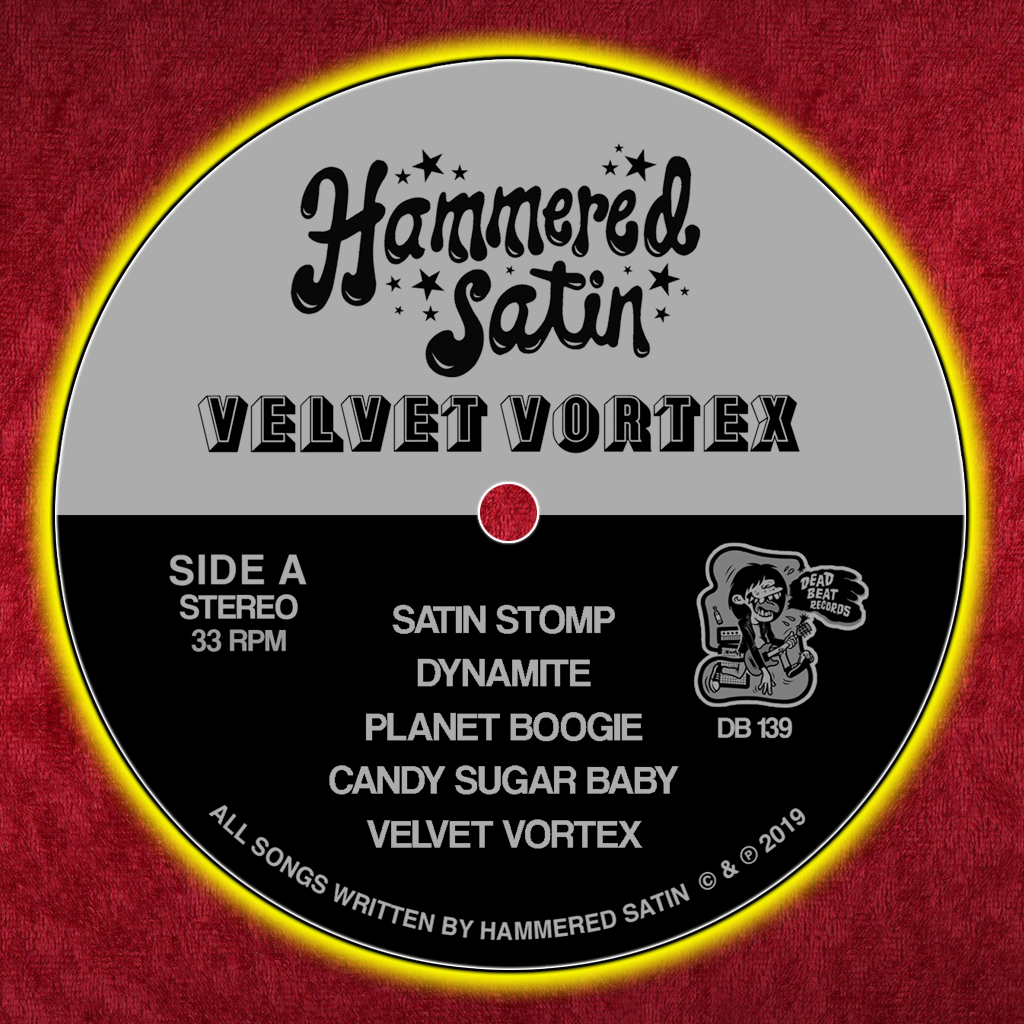 Hammered Satin- Velvet Vortex LP ~STEEL BUNDLE W/ BUBBLEGUM PINK WAX + STEEL DIE-CUT PIN!