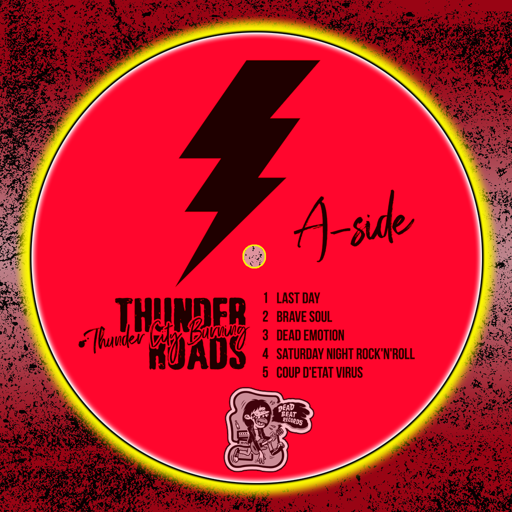 Thunderroads- Thunder City Burning LP ~SPECIAL EDITION WHITE WAX LTD TO 100!