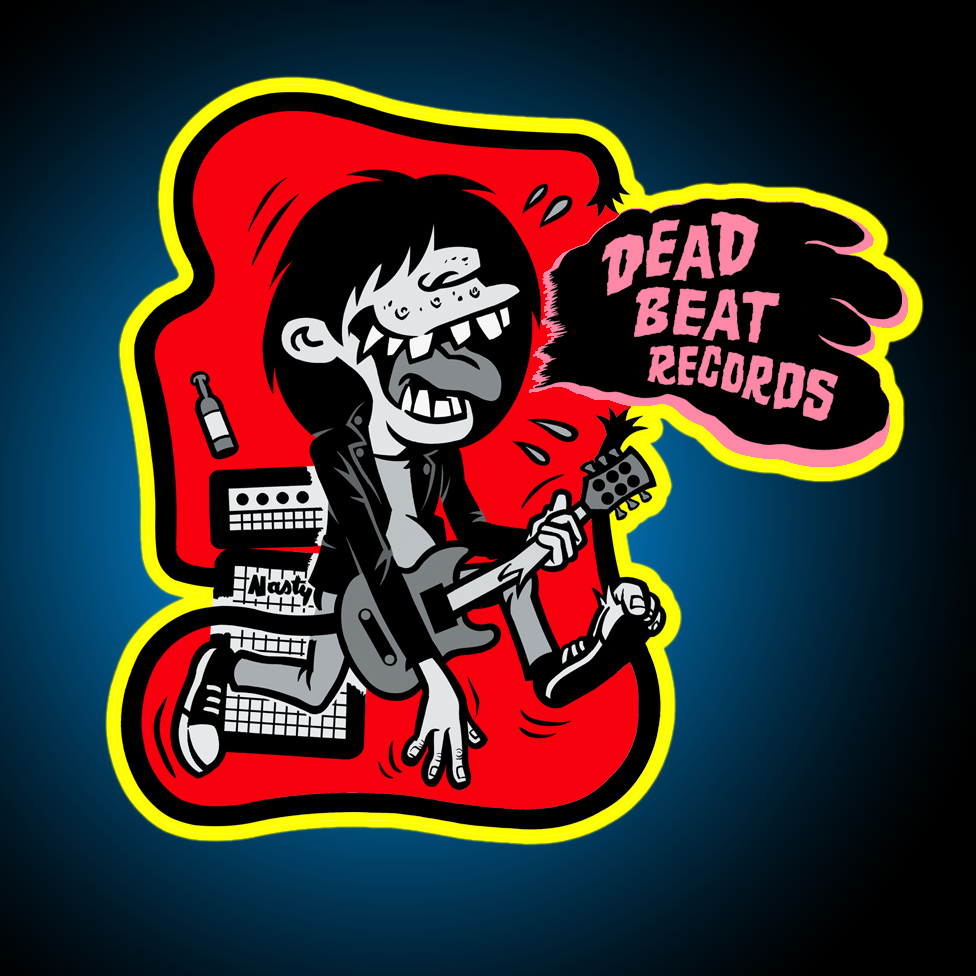 Dead Beat Records Square Rager Pin