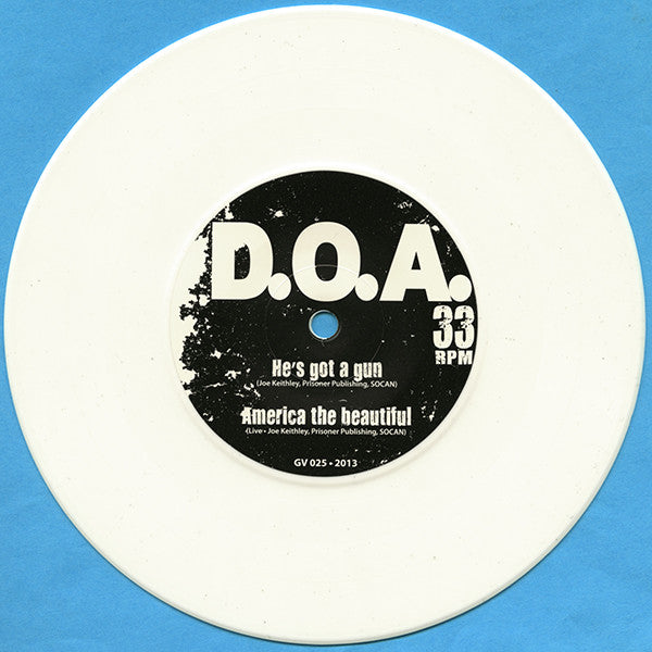DOA /Attentat Sonore- Split 7” ~RARE WHITE WAX!