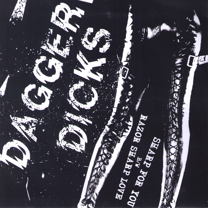 Dagger Dicks- Sharp For You 7" ~ALT COVER + NEON WAX LTD 100!