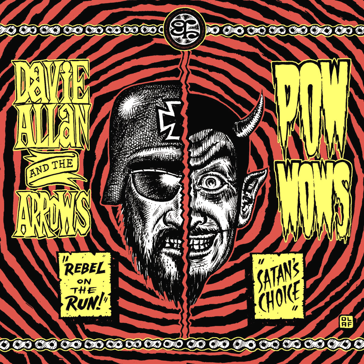 Davie Allan And The Arrows / Pow Wows- Split 7”