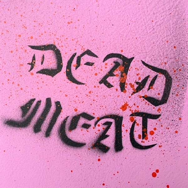 Dead Meat- Dead Meat II 7" ~RARE RED LEATHER COVER / EX CAVEMEN!