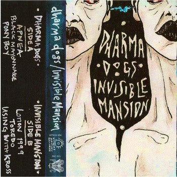 Dharma Dogs/Invisible Mansion- Split CS ~200 COPIES MADE! - KITCHY MANITOU RECORDS - Dead Beat Records