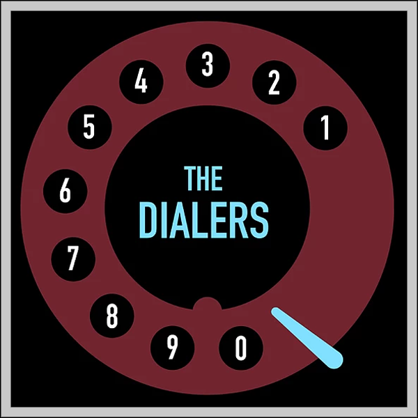 The Dialers- S/T LP ~VERY RARE RED DIALER ALTERNATE COVER LTD TO 30!