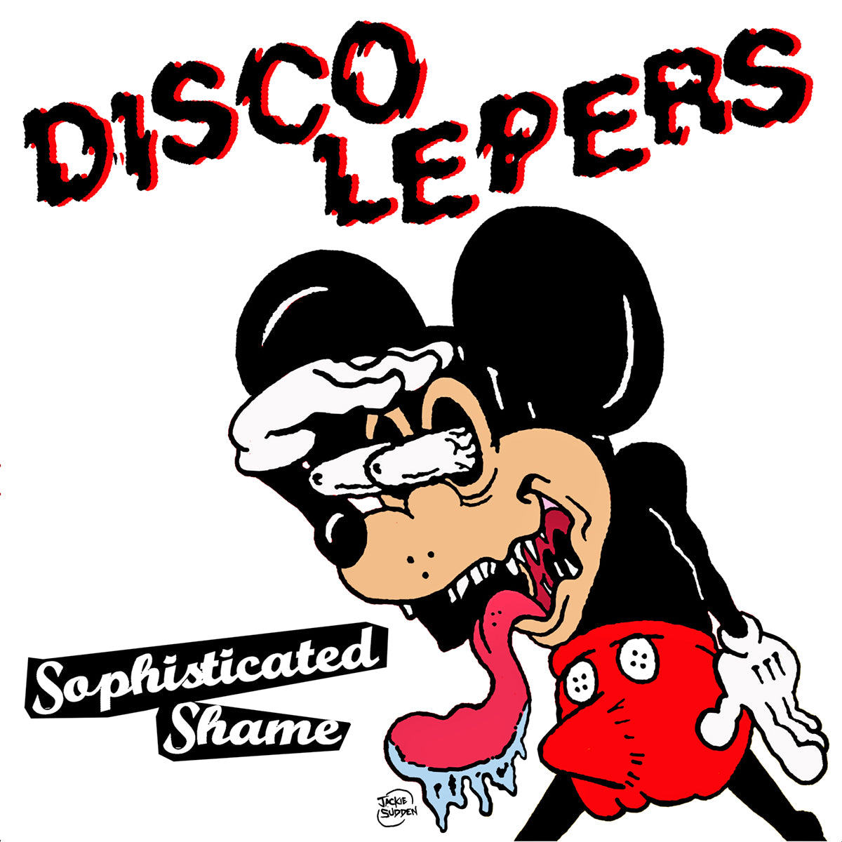 Disco Lepers- Sophisticated Shame LP ~RARE MICKEY COVER LTD TO 25 COPIES WITH POSTER!
