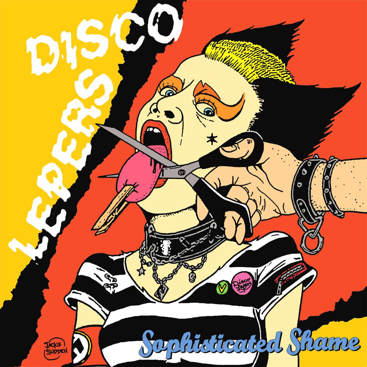 Disco Lepers- Sophisticated Shame LP ~TAZER PIN + ORANGE WAX LTD TO 50!