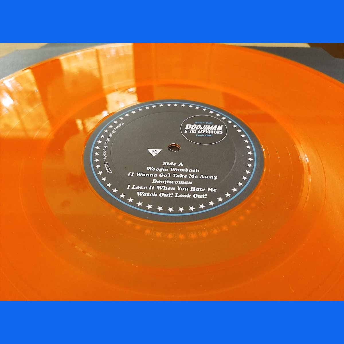 Doojiman & The Exploders- Watch Out! Look Out! LP ~HELLACOPTERS / RARE ORANGE WAX!