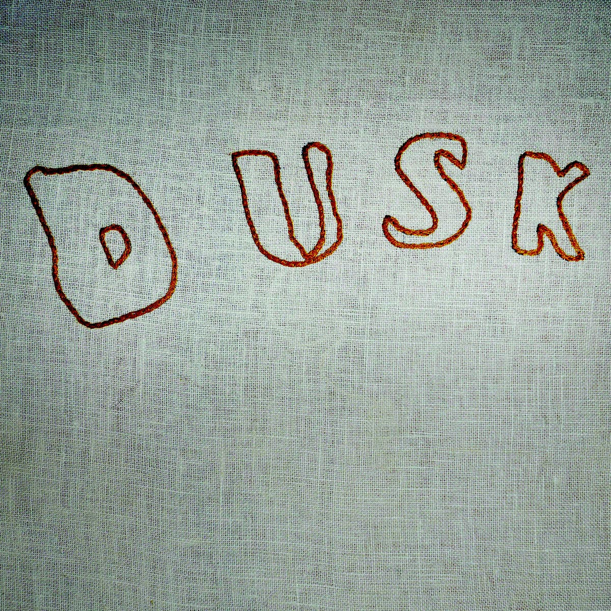 Dusk- S/T 7” ~EX TENEMENT / SILVER WAX LTD TO 100!