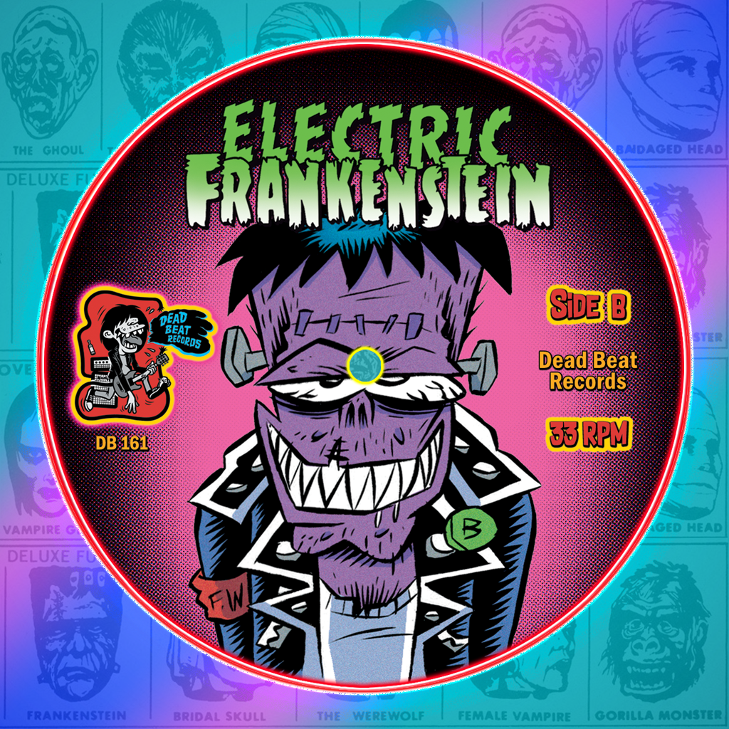 Electric Frankenstein- Rock ‘N Roll Monster (Revisited) LP ~REISSUE: EXPANDED EDITION W/ 3 BONUS TRACKS ON BLACK VINYL!