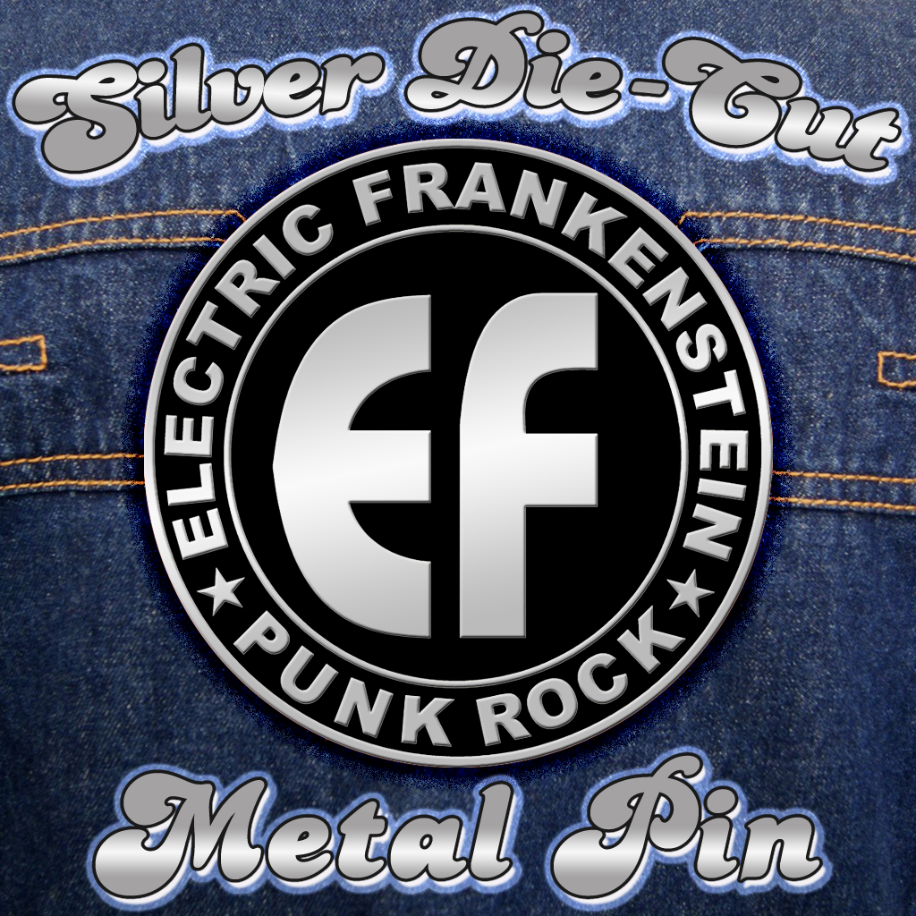 Electric Frankenstein / The Drippers-  'Supercharged' Split LP ~SILVER BUNDLE LTD TO 50 W/ EF PIN, DRIPPERS PIN + SPLAT WAX!
