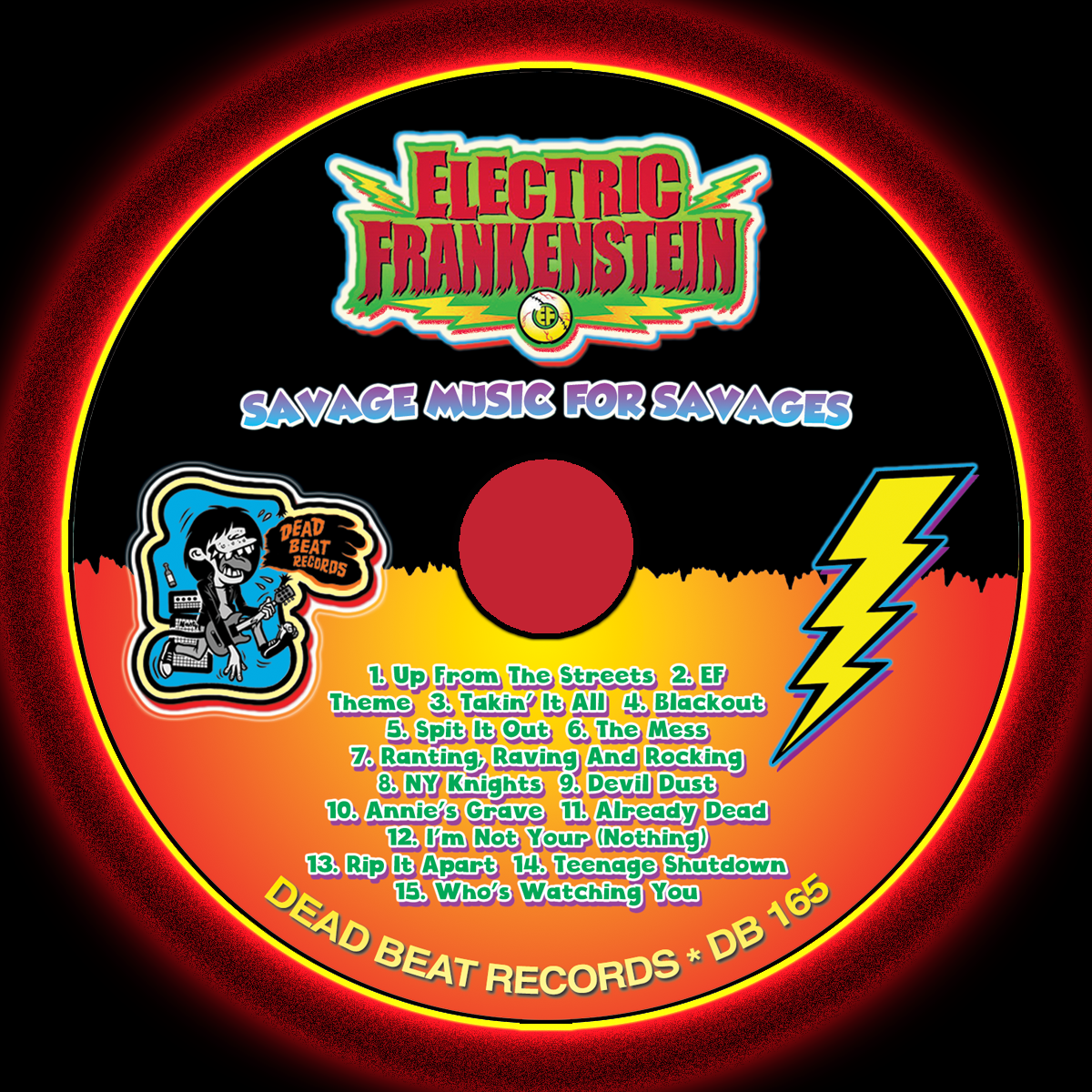 Electric Frankenstein- Savage Music For Savages CD ~WITH 10 BONUS TRACKS!