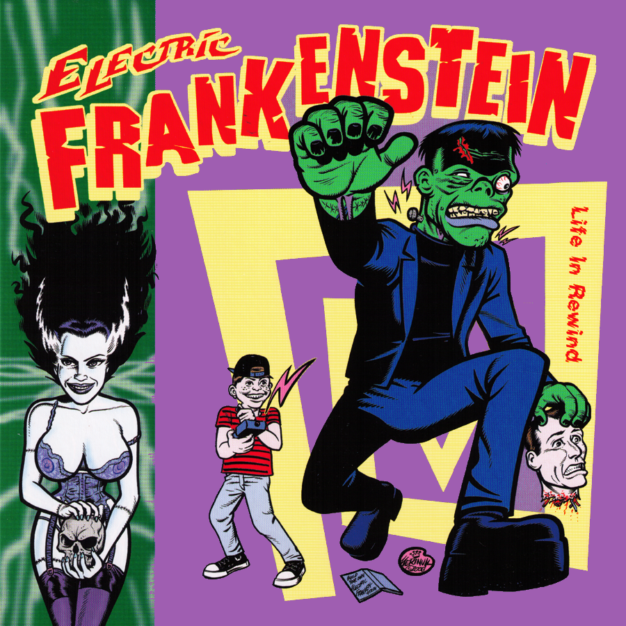 Electric Frankenstein / Maximum RnR- Split 7” ~RARE SWAMP GREEN WAX!