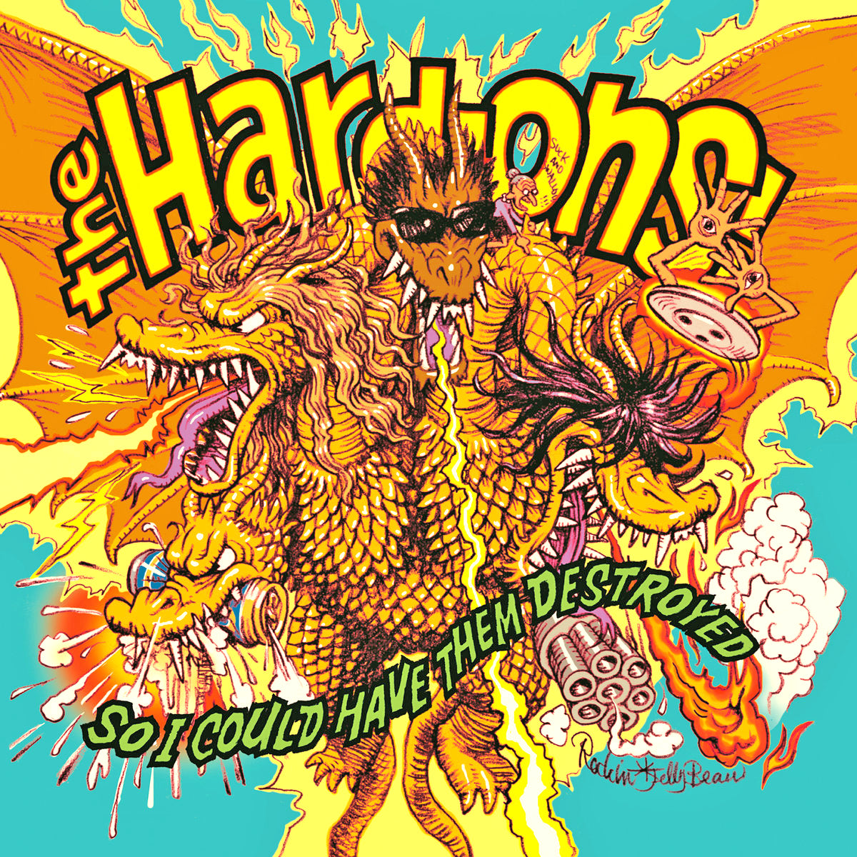 Hard-Ons - So I Could Have Them Destroyed LP ~RARE PINK WAX LTD TO 100!