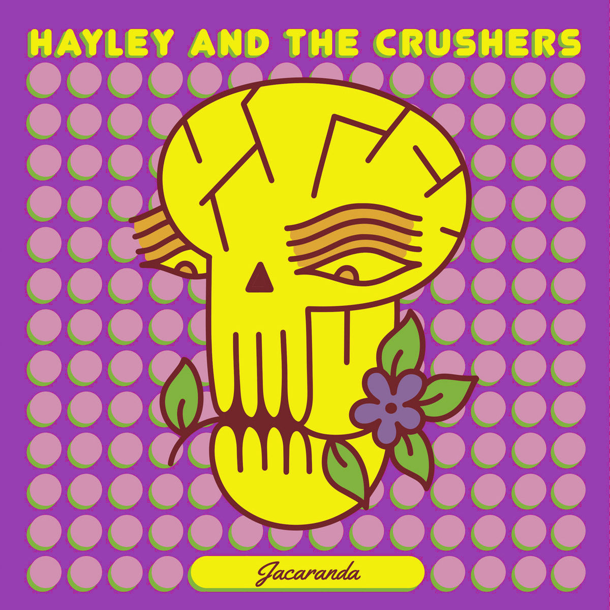 Hayley And The Crushers- Jacaranda 7" ~RARE PURPLE COVER + PURPLE WAX LTD TO 150 COPIES!