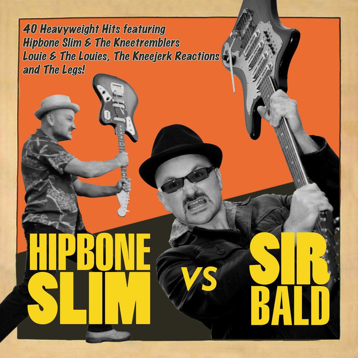 Hipbone Slim- Hipbone Slim vs Sir Bald 2xCD ~REISSUE WITH 40 TRACKS!