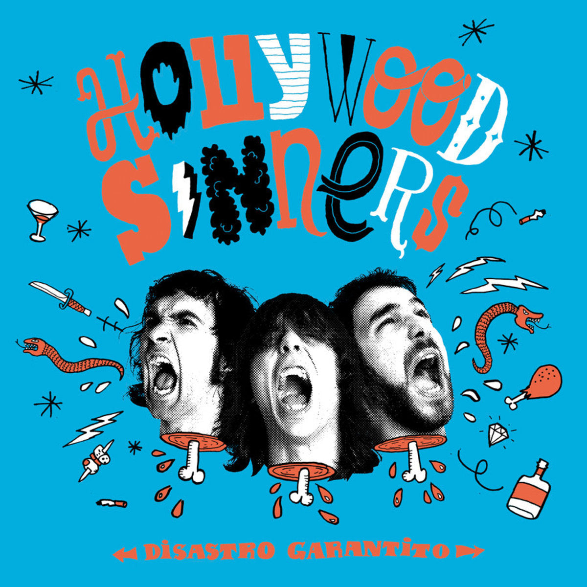 Hollywood Sinners- Disastro Garantito CD ~HEADCOATS!