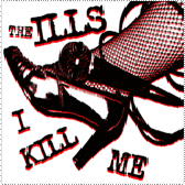 The Ills- I Kill Me 7” ~RARE COVER 100 MADE!! - NO FRONT TEETH - Dead Beat Records