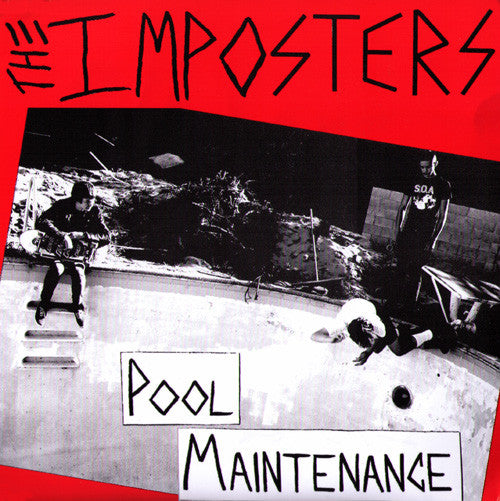 Imposters- Pool Maintenace 7" - FLAT BLACK - Dead Beat Records
