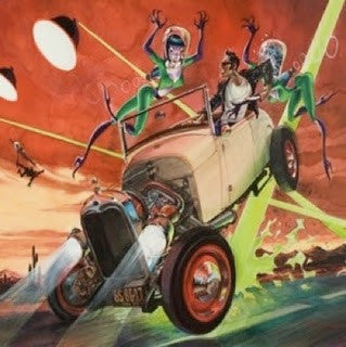 JJ & The Real Jerks- The Future... Stinks 7” ~LTD TO 100! - Kung Pao - Dead Beat Records