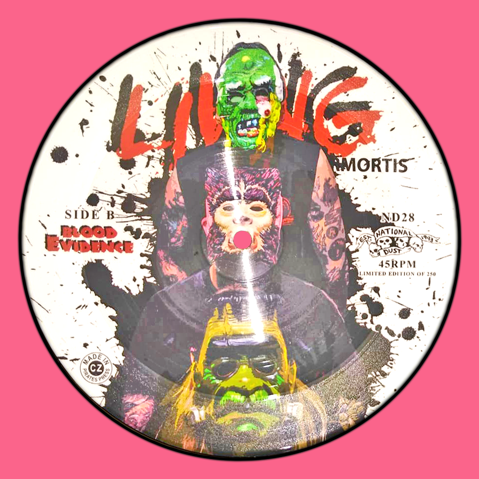 Living Rigormortis- Medusa And The Kiss 7" ~PICTURE DISC /  ELECTRIC FRANKENSTEIN!