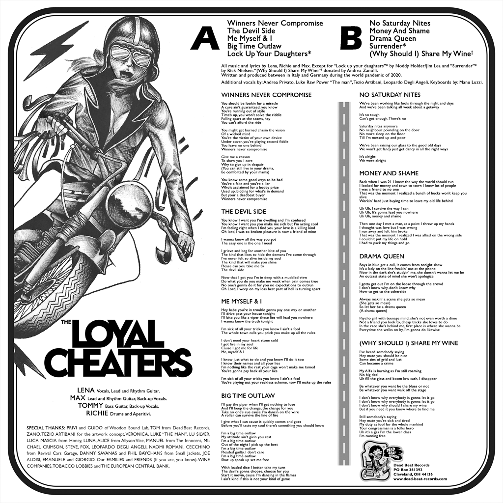 The Loyal Cheaters- Long Run... All Dead! LP ~HELLACOPTERS!