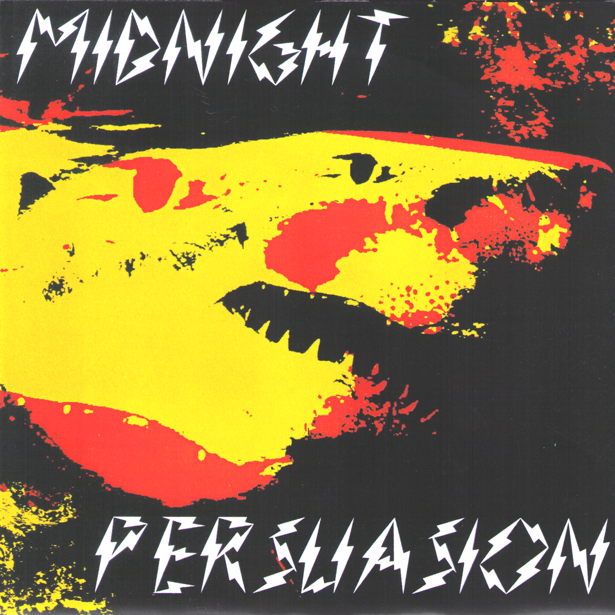 Midnight Persuasion- S/T 7” ~RARE RED + YELLOW ALT CVR LTD 50!