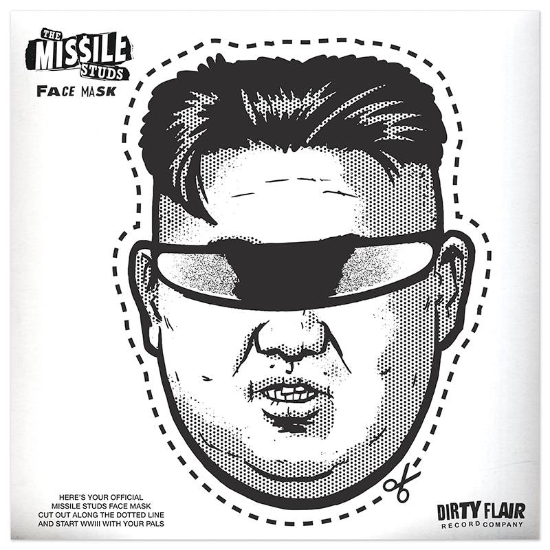 Missile Studs- Hey We’re The LP ~RED WAX + CUT OUT MASK / RARE TRUMP COVER!