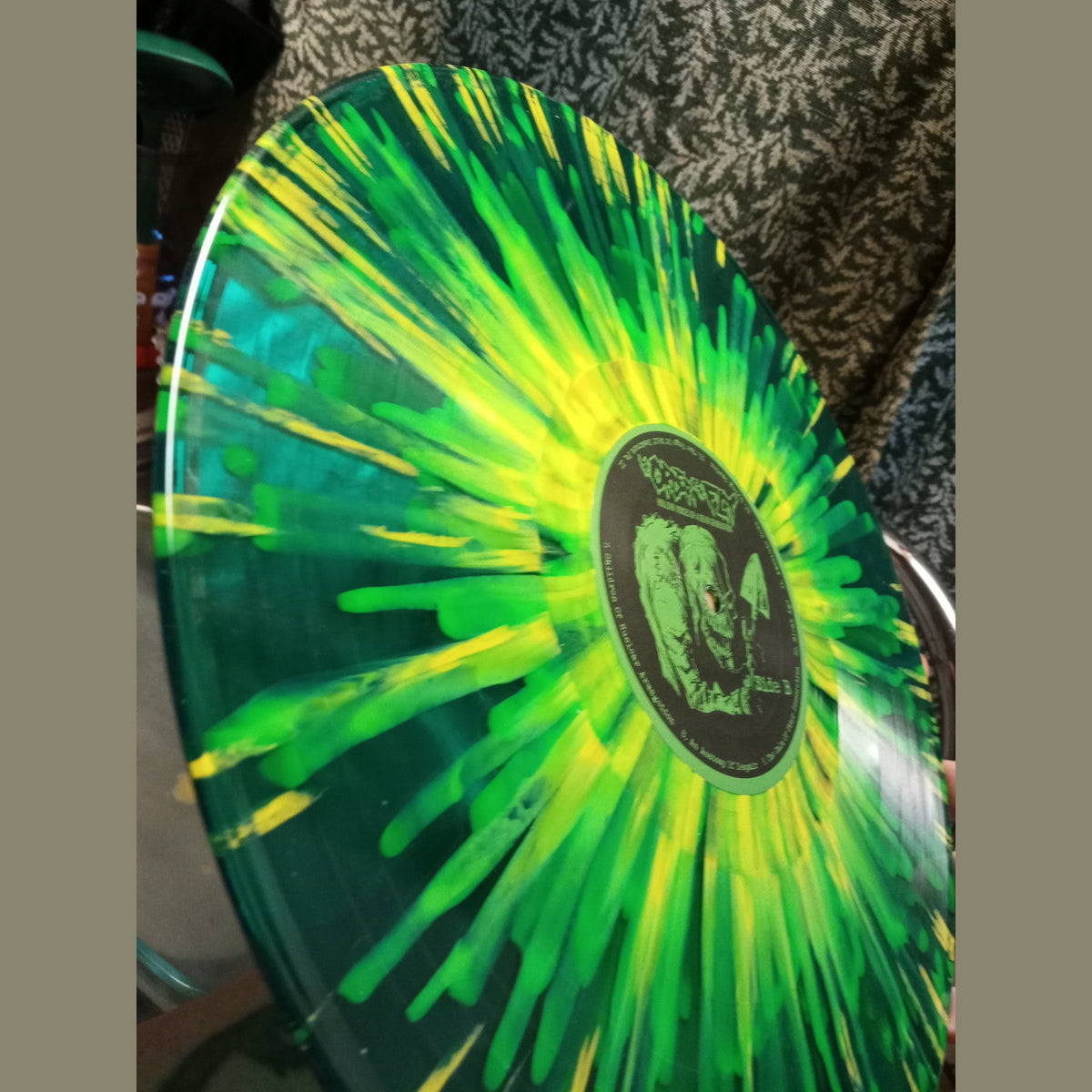 Order Of The Fly- Hollow Voices Of A Dead Generation LP ~GATEFOLD COVER + RARE CLEAR BLOWFLY GREEN WAX WITH BILE YELLOW SPLATTERS LTD TO 100 COPIES!