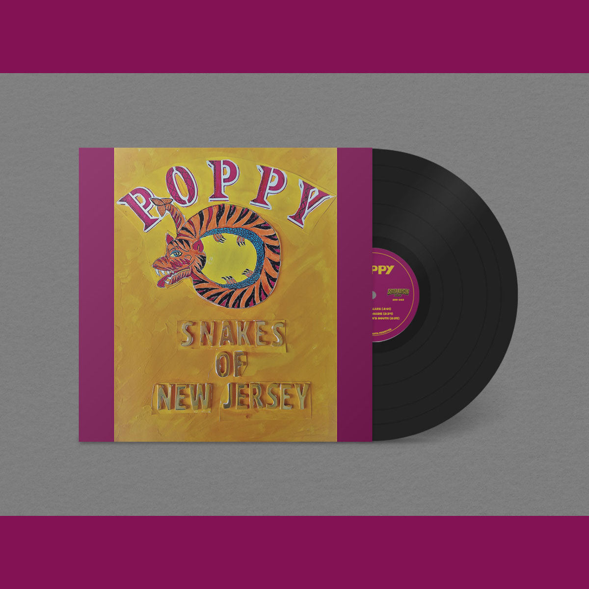 Poppy- Snakes Of New Jersey LP ~EX ELECTRIC LOVE MUFFIN / SCRAM!